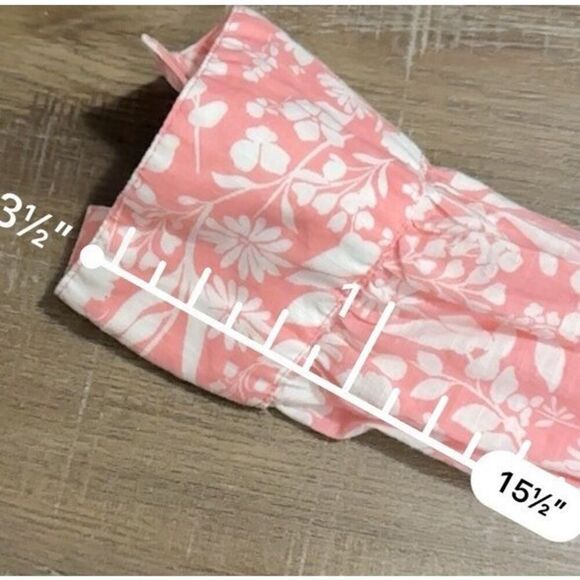 Lane Bryant Floral Cotton Popover Button Shirt Blouse Pink Plus Size 18/20 2X - Picture 9 of 9